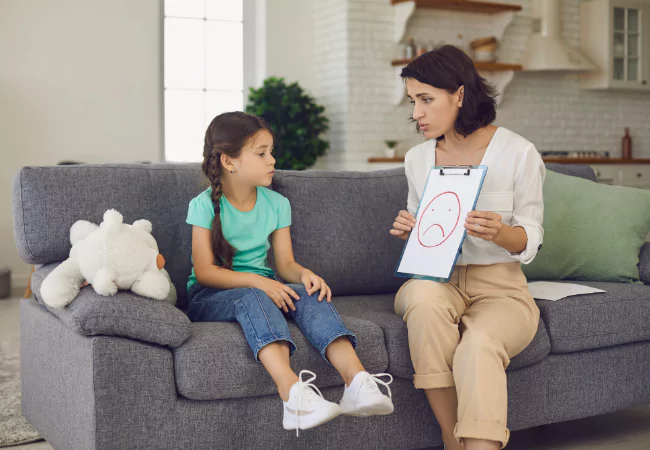 Focused treatment planning session for ADHD management – Healing Hands Integrative Care